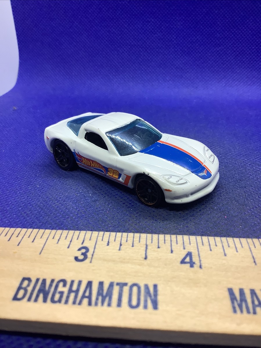 hot wheels 2003 c6 corvette white #32 | eBay