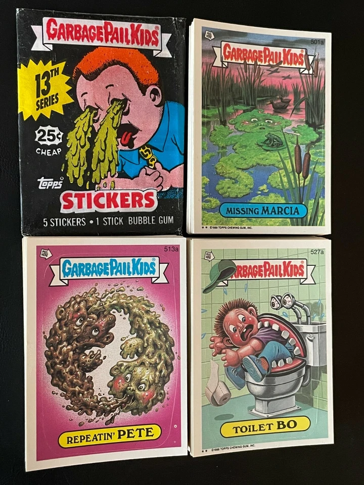 '88 Topps Garbage Pail Kids Original 13th Series 13 GPK 88-Card VARIANT Set OS13 - Image 4 of 4