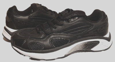 Fila Men's Blur Sneakers Black / White / Black Size 9 M