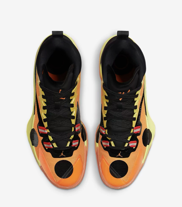 Naruto Shippuden Nike Air Jordan Zion 1 Kyuubi Alpha Orange DQ4706