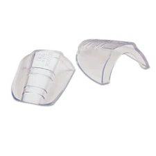 Slip-On Clear Flexible Side Shields Safety Glasses