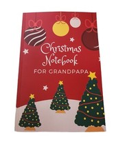 Paperback Notebook Merry Christmas gift journal for grandpapa 6x9 christmas tree