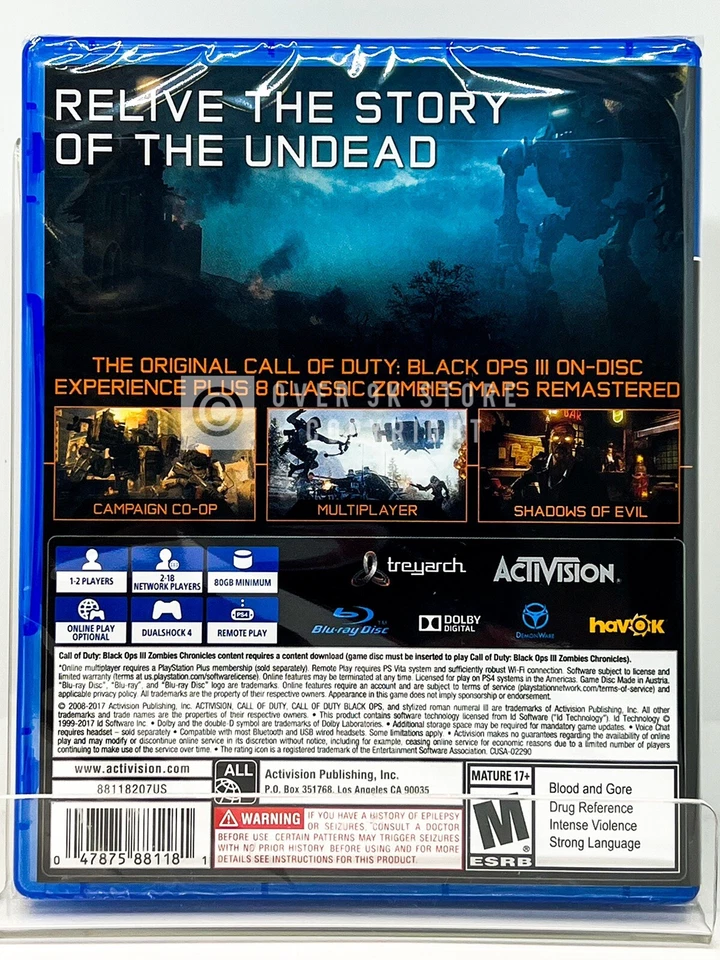 Call of Duty: Black Ops 3 Zombie Chronicles Edition - PS4 - New | Factory Sealed - Image 2 of 4