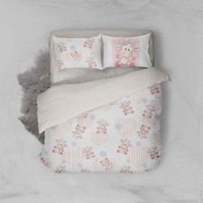 3D Giraffe Heart Pattern Cartoon Quilt Cover Set Duvet Cover Bedding Pillowcases
