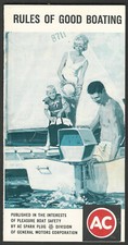 AC MARINE SPARK PLUG Advertiser BOATING RULES Booklet 1964 General Motors