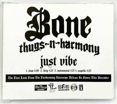 CD) Bone Thugs-N-Harmony ‎– Just Vibe , Promo, Single, NM, 4