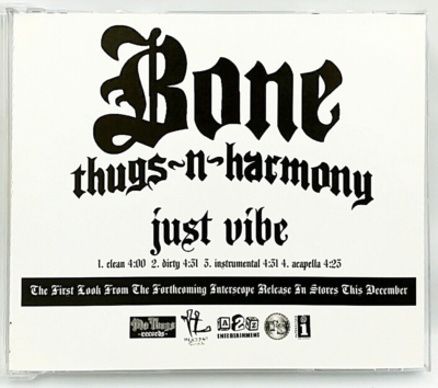 CD) Bone Thugs-N-Harmony ‎– Just Vibe , Promo, Single, NM, 4