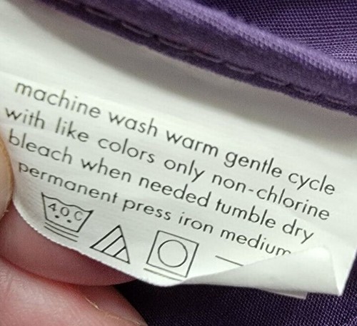 Arrow Mens Shirt Size 17 34/35 Purple - Picture 7 of 12