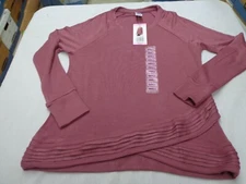 Women's Active Life Crushed Berry Long Sleeve Shirt Sweater Small NEW  msrp -$79