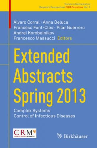 Thumbnail - Extended Abstracts Spring 2013 Complex Systems; Control Of Infectious