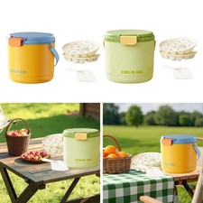 Cooler Box Storage Bin Ice Tray Chilling Indoor Outdoor Insulated Ice Bucket