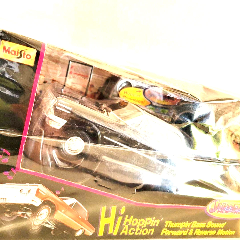 Maisto 1/25 Impala Jumpin’ Hop Rods RC Auto Schwarz Lowrider Ferngesteuert Ne... - Bild 2 von 4