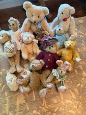 Vintage Teddy Bear Lot 10 Boyds Bear Street Nina s Debi s Artist Bears Bunny