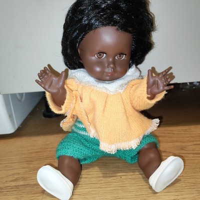 Gotz Puppen Goetz Doll Puppe Vintage schwarz in der Farbe black
