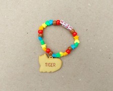 kawaii tiger cookie gacha toy kandi bracelet