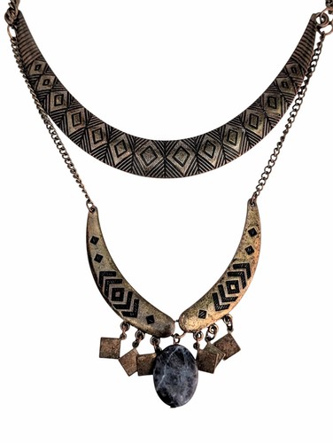 LOTE DE COLECCIÓN DE 5 COLLARES OUTFITTER FIRMADOS AMERICAN EAGLE - Imagen 4 de 10