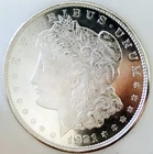 1921 D MORGAN DOLLAR SUPERSTAR PL! INCREDIBLE CAMEO! MS+++++WOW SILVER NR #64366