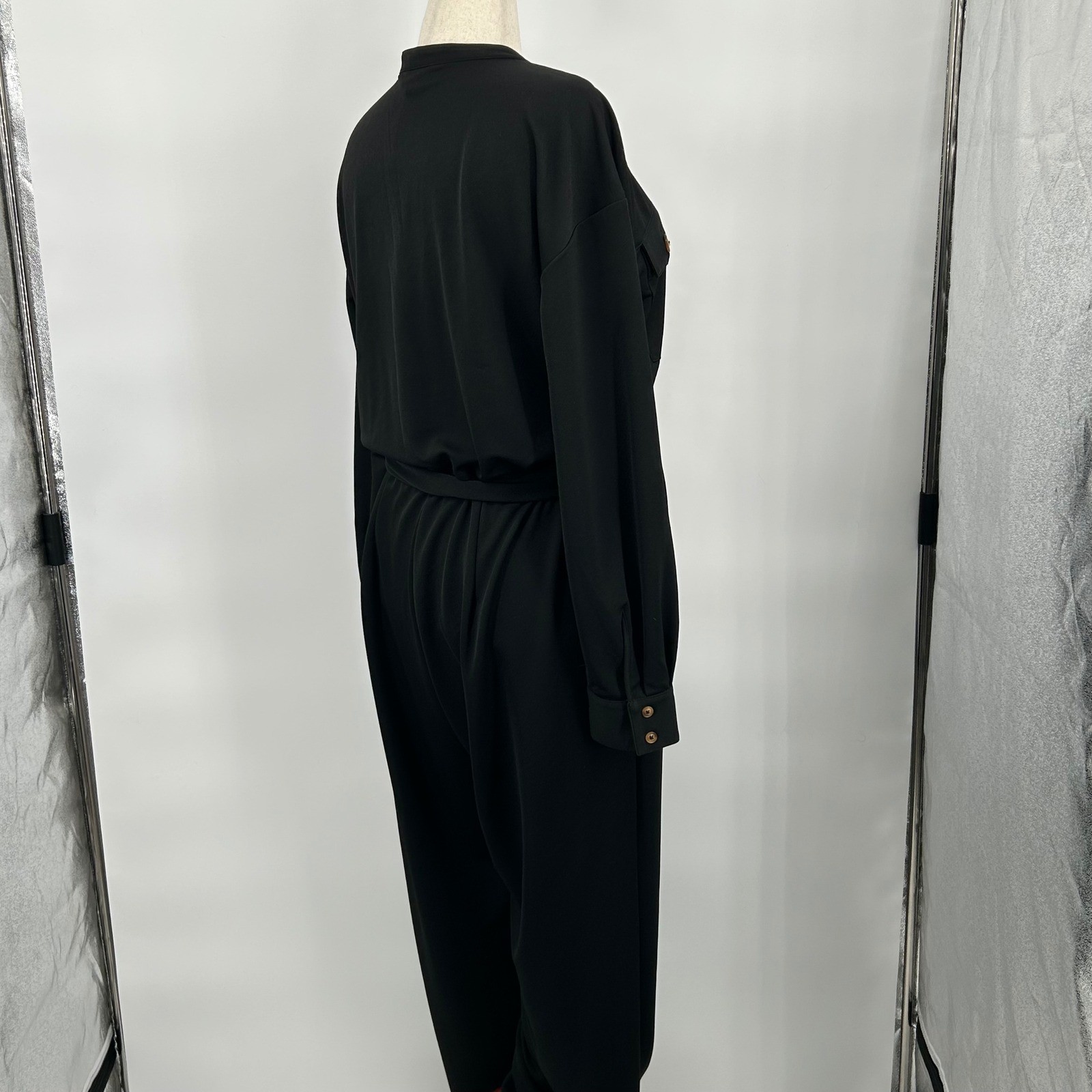 ELOQUII ELEMENTS Wms Black Holiday Jumpsuit 20  W… - image 11