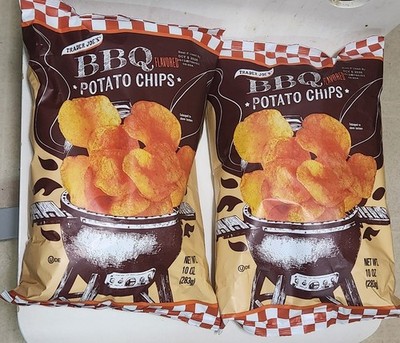 2x Trader Joe's BBQ Flavored Potato Chips 10oz Each
