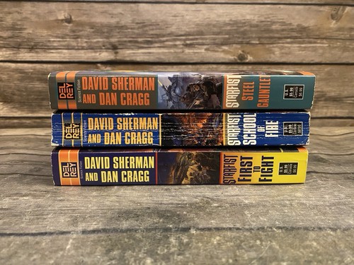David Sherman Dan Cragg Starfist Lot I II III 1 2 3 First to Fight Paperback - Foto 7 di 7