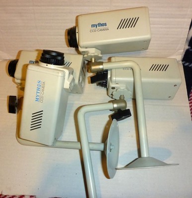 4 x Mythos CCD Camera MCC 500 12 V + 3 Ständer