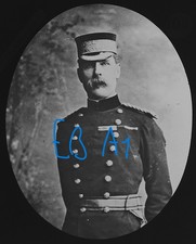 Photo LT GEN LORD METHUEN C1890 VICTORIAN Magic Lantern Slide BOER WAR GENERAL