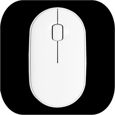 Mini Mouse Pad, 6x6 Inches, Waterproof Non-Slip Rubber Base, for black 