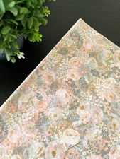 BOUQUET FLORAL Design Tissue Paper Sheets Choose Size & Package Amount