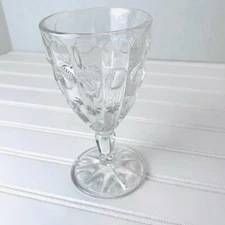 Antique EAPG ALEXIS PRISCILLA 6.25” Goblet - Dalzell Gilmore & Leighton - 1895