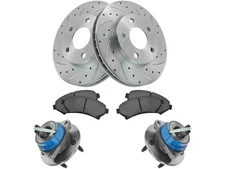 For 1997-2004 Buick Regal Brake Pad and Rotor and Wheel Hub Kit Front 35818QRNZ