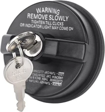ZONFANT Locking Gas Cap W/2 Keys, Lock Fuel Cap Compatible With Chevy Honda Niss