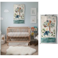 Jungle Fever Rebecca Jones Wall Quilt Nursery Fabric Panel 22x39 Complete Sloth