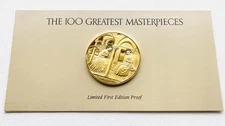 Silver Medal Franklin Mint 100 Greatest Masterpieces THE ANNUNCIATION No. 24