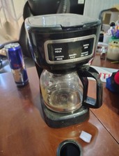 Programmable 12-Cup Drip Coffee Maker Black with Glass Carafe