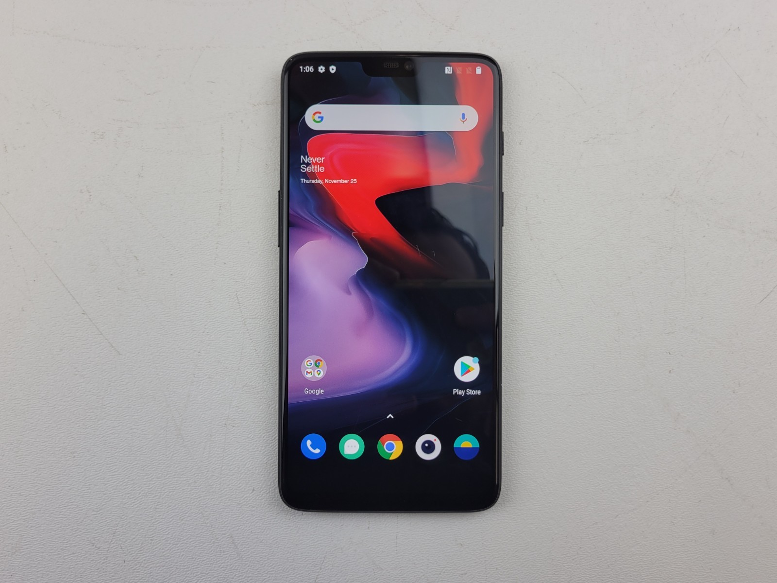 OnePlus 6 (A6003) 128GB - Black (GSM Unlocked) Dual SIM Smartphone - H6883