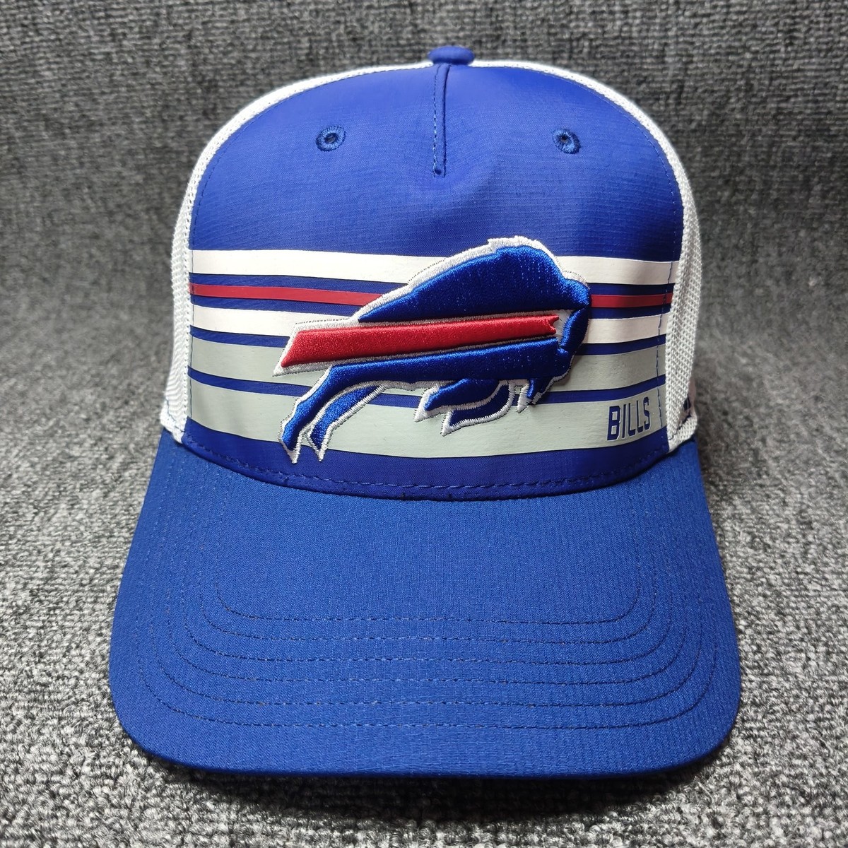 '47 Brand Buffalo Bills NFL Trucker Snapback Hat Blue White BILLS Cap