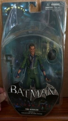 DC Batman Arkham City Series 2 The Riddler Collector Action Figure 2012 Sealed