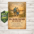 When We Reach the End of Our Lives Vintage Metal Tin Sign 8x12