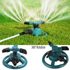 1pc 360° Automatic Rotating Garden Sprinkler: Lawn & Irrigation Tool - NEW