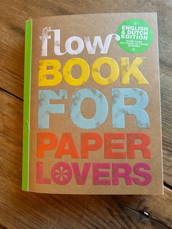 2018 FLOW Magazine BOOK FOR PAPER LOVERS Dutch Paper Goodies Poster Stickers New