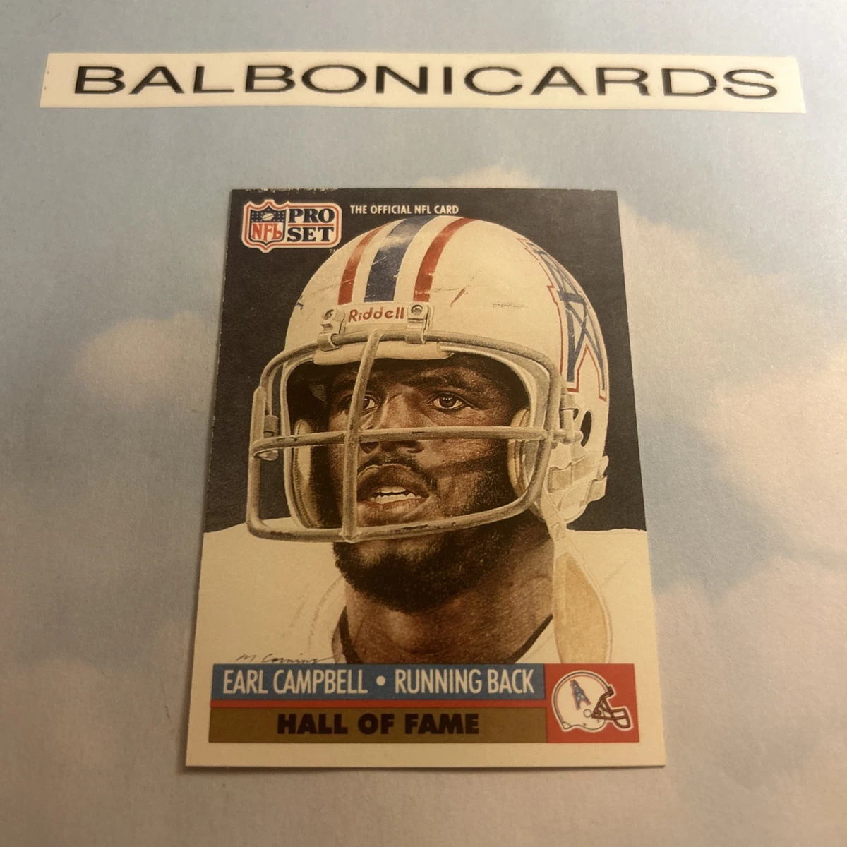1991 Pro Set Earl Campbell #27 for sale | eBay