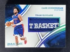 1/5 ≈1/1 2024-25 Panini Immaculate Collection Cade Cunningham Team Slogans PatchOpens in a new window or tab
