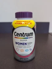 Centrum Silver Womens 50+ 275 Tablets Multivitamin Supplement EXP 03/2027