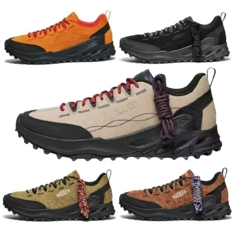 Mens All-Terrain Keen Jasper Zionic Suede Hiking Sneaker  display picture 1