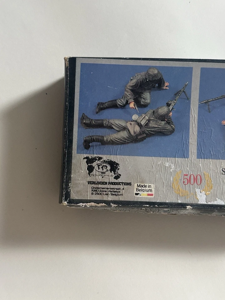 Juego de figuras Dragon Models SS Machinegun Team Segunda Guerra Mundial Foto 3 de 4