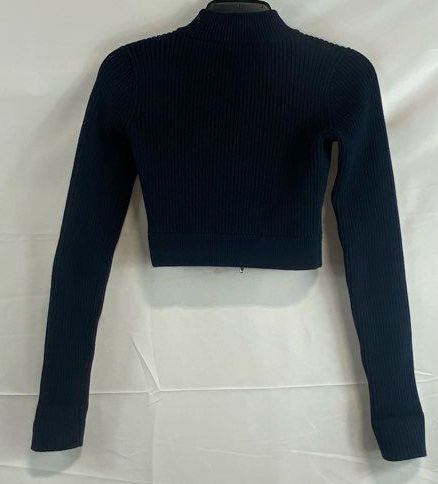 Alexander Wang Women's Blue Ribbed Sweater XS - Picture 2 of 6