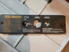 Toro CCR 2000 CCR 2400 38180 38181 38409 Snow Blower Control Panel Dash 94-2570