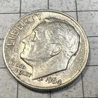 1964  P  Roosevelt Dime - 89% Silver - Free Shipping
