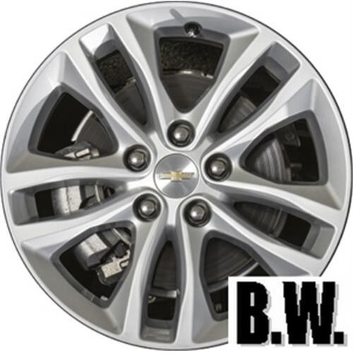 17in Wheel for Chevy MALIBU 2016-2018 Silver Recon Alloy Rim w/o Center ...