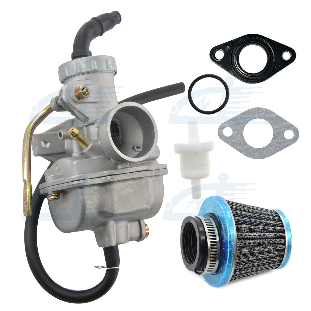 PZ20 Carburetor Set For 50cc 70cc 90cc 110cc 125cc ATV Quad Dirt